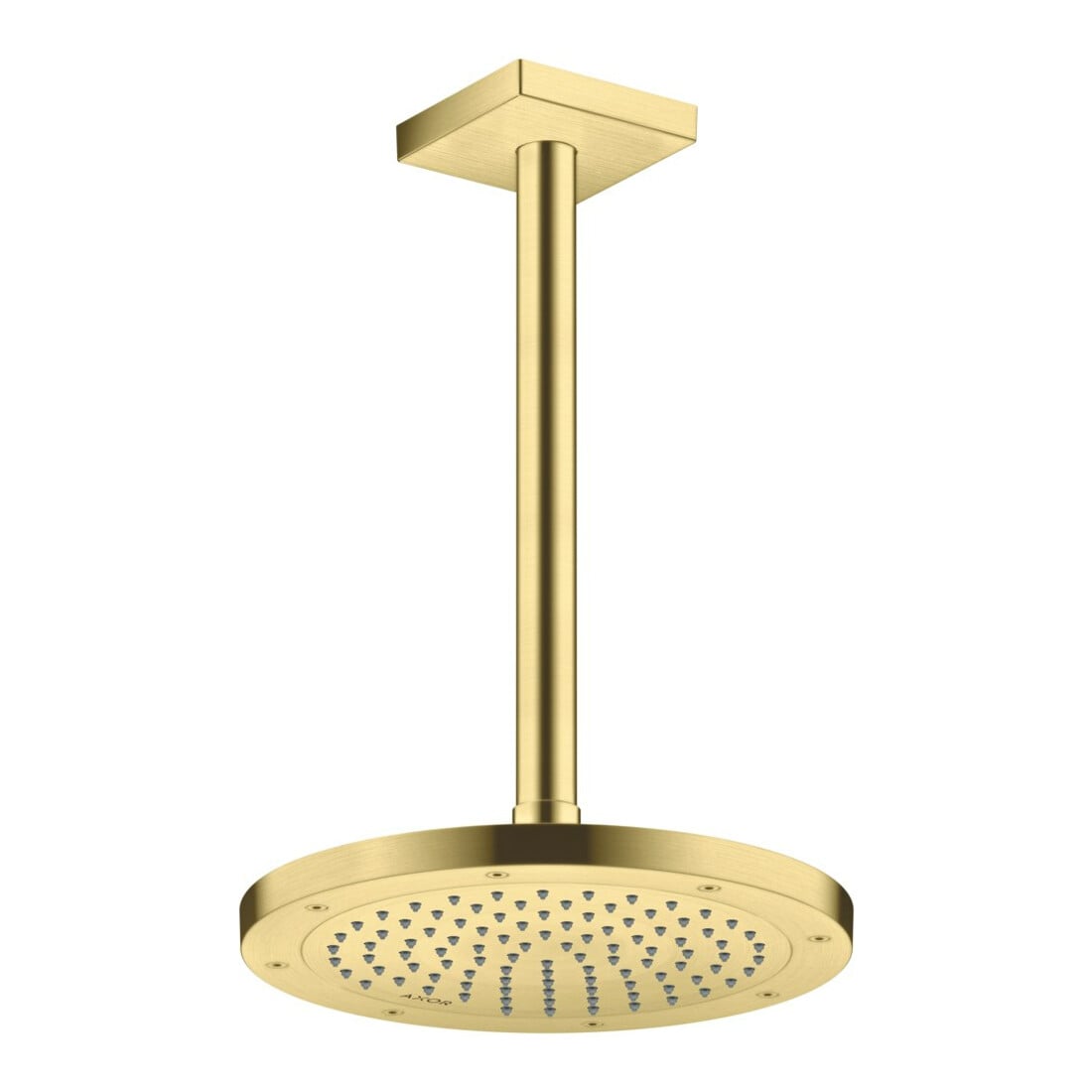 hansgrohe Kopfbrause EcoSmart plus Axor Deck.- o Wandmont., 245mm, 1j, brush. br
