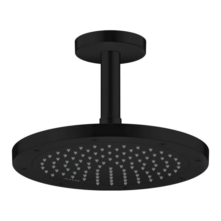 hansgrohe Kopfbrause EcoSmart plus Axor Deck.- o. Wandmont., 245mm, 1j, matt-sw