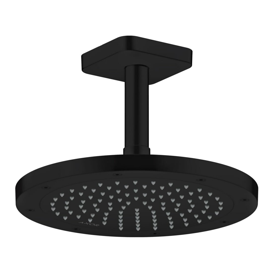hansgrohe Kopfbrause EcoSmart plus Axor Deck.- o. Wandmont., 245mm, 1j, matt-sw