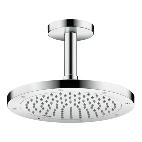 hansgrohe Kopfbrause EcoSmart plus Axor Deck.- o. Wandmont., 245mm, 1jet, chrom