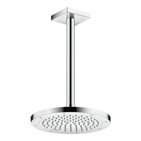 hansgrohe Kopfbrause EcoSmart plus Axor Deck.- o. Wandmont., 245mm, 1jet, chrom