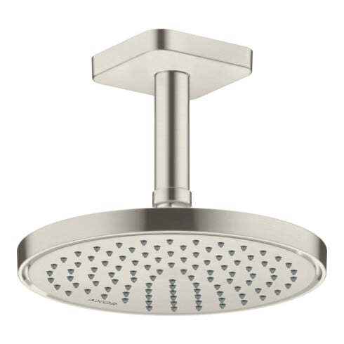 hansgrohe Kopfbrause EcoSmart plus Axor Deck.- o Wd, 220mm, 1j, Edelstahl-Optik