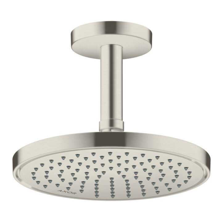 hansgrohe Kopfbrause EcoSmart plus Axor Deck.- o Wd, 220mm, 1j, Edelstahl-Optik