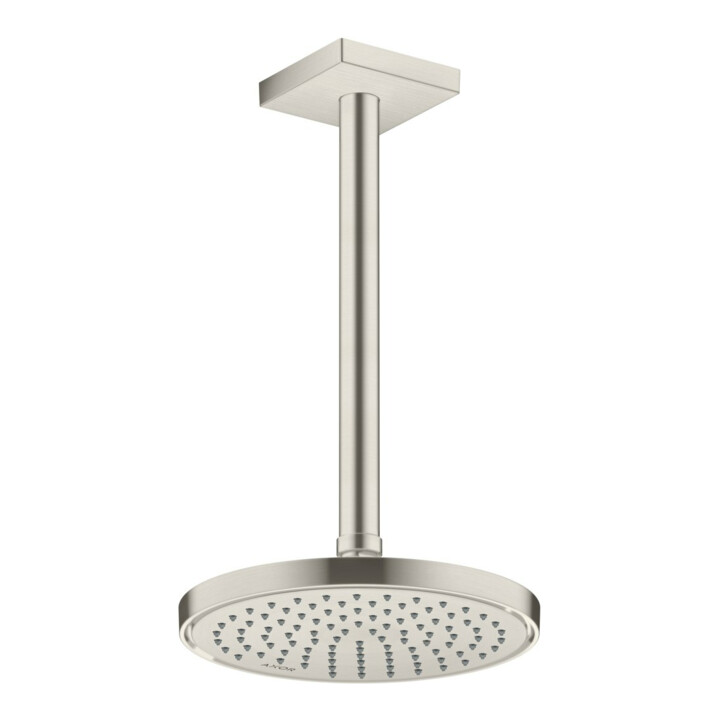 hansgrohe Kopfbrause EcoSmart plus Axor Deck.- o Wd, 220mm, 1j, Edelstahl-Optik
