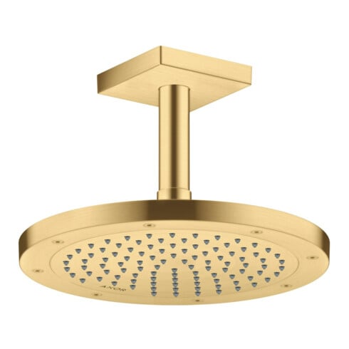 hansgrohe Kopfbrause EcoSmart plus Axor Deck.- o Wd, 245mm, 1j, brush. gol opt