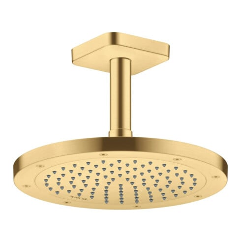 hansgrohe Kopfbrause EcoSmart plus Axor Deck.- o Wd, 245mm, 1j, brush. gol opt