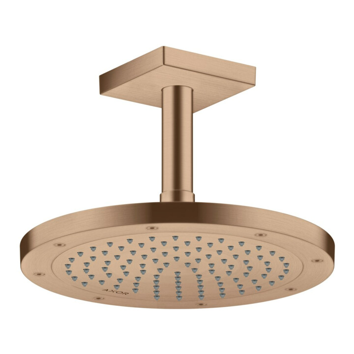 hansgrohe Kopfbrause EcoSmart plus Axor Deck.- o Wd, 245mm, 1j, brush. r gol