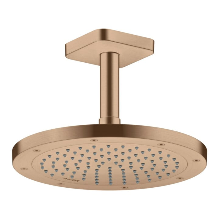 hansgrohe Kopfbrause EcoSmart plus Axor Deck.- o Wd, 245mm, 1j, brush. r gol