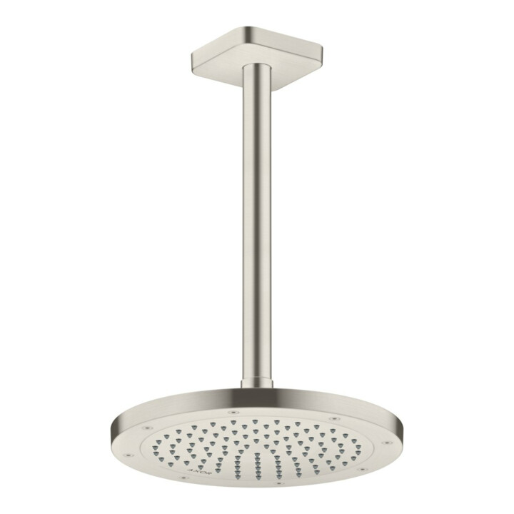 hansgrohe Kopfbrause EcoSmart plus Axor Deck.- o Wd, 245mm, 1j, Edelstahl-Optik
