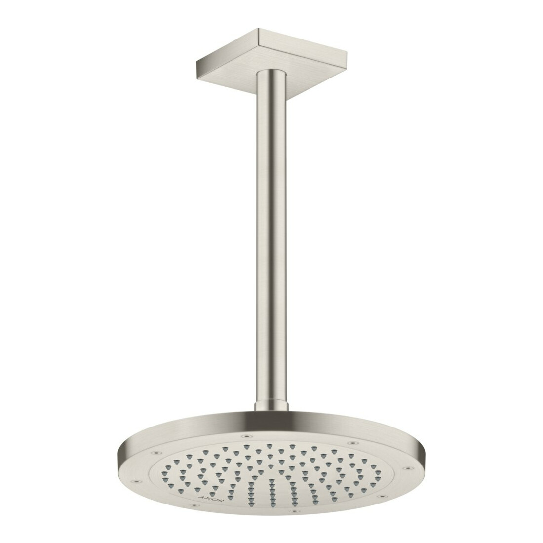 hansgrohe Kopfbrause EcoSmart plus Axor Deck.- o Wd, 245mm, 1j, Edelstahl-Optik