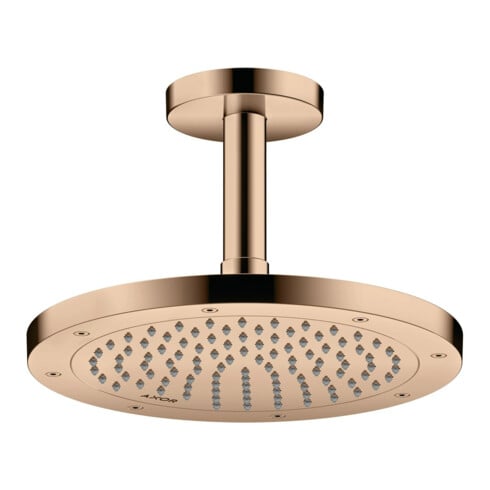 hansgrohe Kopfbrause EcoSmart plus Axor Deck.- o Wd, 245mm, 1j, pol. r gol