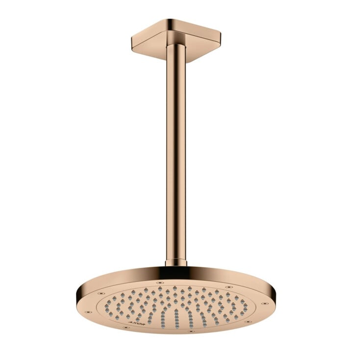hansgrohe Kopfbrause EcoSmart plus Axor Deck.- o Wd, 245mm, 1j, pol. r gol