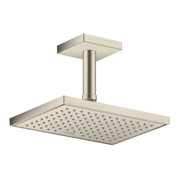 hansgrohe Kopfbrause EcoSmart plus Axor Deck.- o Wd, 245x185mm, 1j, brush. ni.
