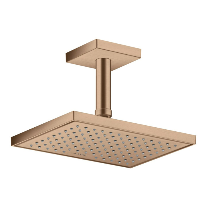 hansgrohe Kopfbrause EcoSmart plus Axor Deck.- o Wd, 245x185mm, 1j, brush. r gol