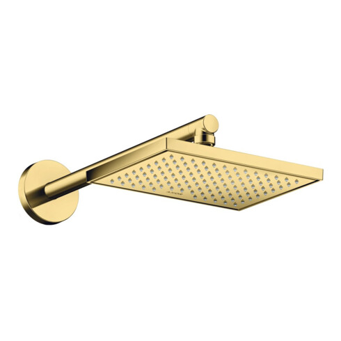 hansgrohe Kopfbrause EcoSmart plus Axor Deck.- o Wd, 245x185mm, 1j, pol. gol opt