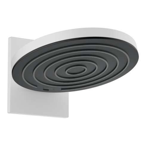hansgrohe Kopfbrause Pulsify S 260 EcoSmart mit Wandanschluss, 2jet, mattweiß