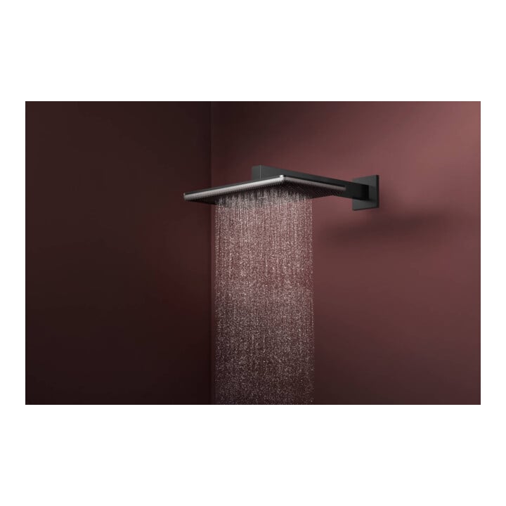 hansgrohe Kopfbrause Raindance Alive Q 2jet, Mind.-Druck 1 b, brush. bla chrome