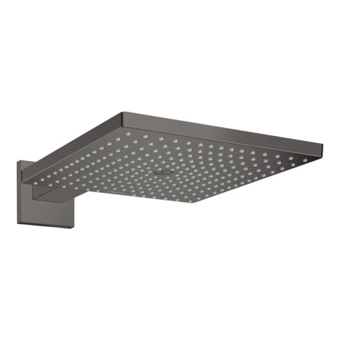 hansgrohe Kopfbrause Raindance E 300 390mm Br.Arm, 1jet, brushed black chrome