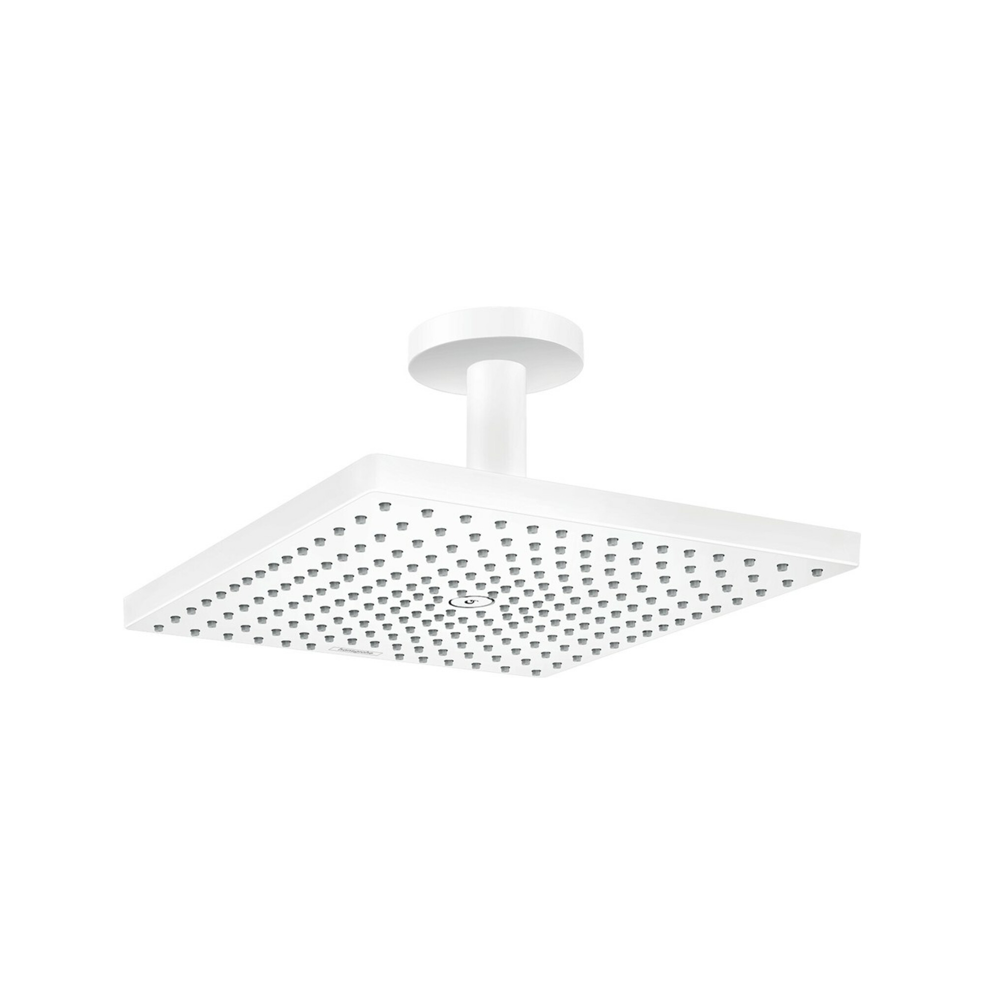 hansgrohe Kopfbrause Raindance E 300 mit Deckenanschluss, 1jet, mattweiß