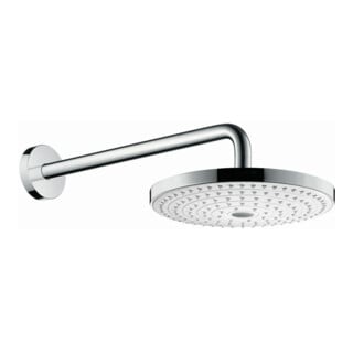 hansgrohe Kopfbrause Raindance Select S 240 mit Brausearm, 2jet, weiß/chrom