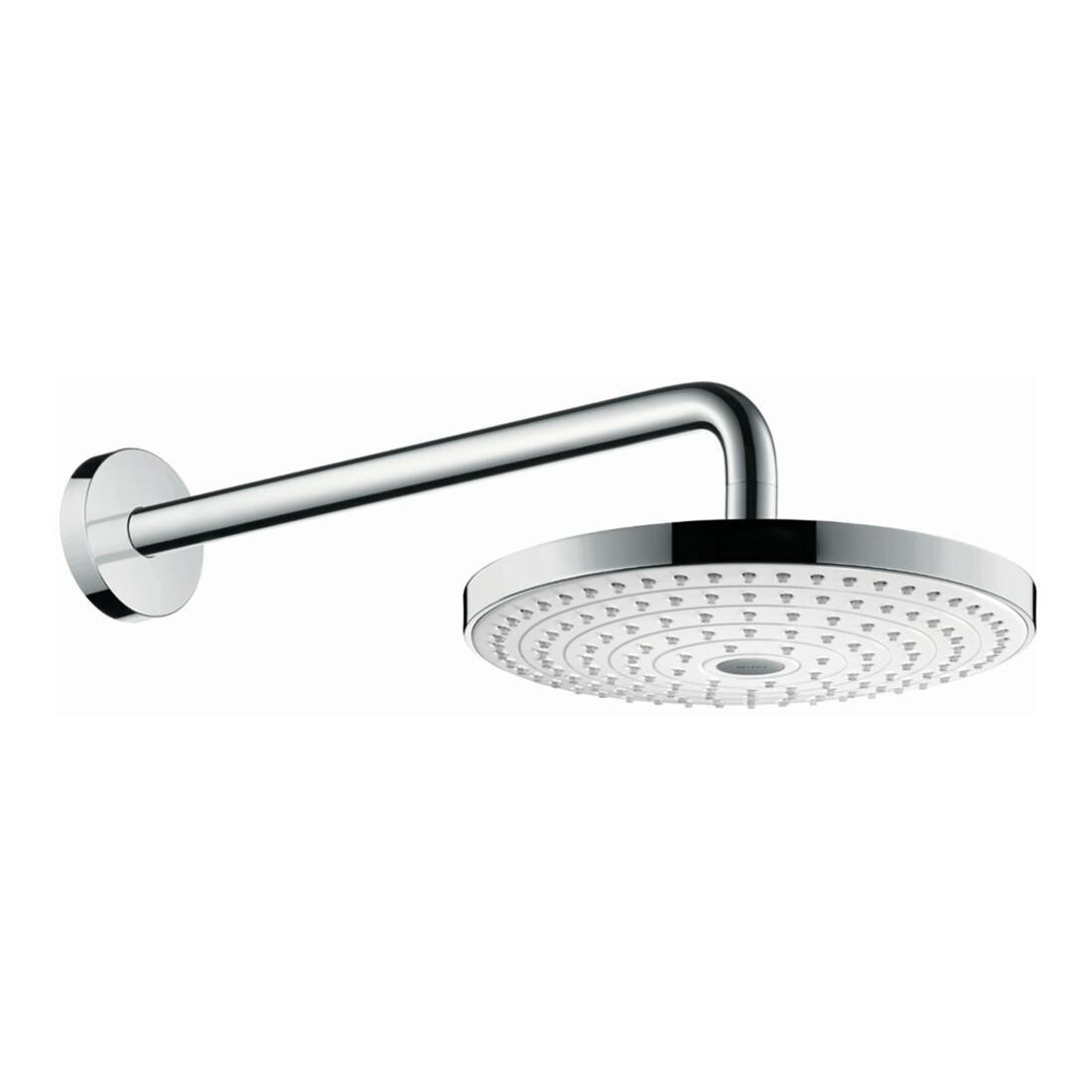 hansgrohe Kopfbrause Raindance Select S 240 mit Brausearm, 2jet, weiß/chrom
