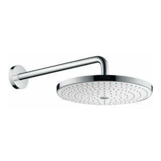 hansgrohe Kopfbrause Raindance Select S 300 mit Brausearm, 2jet, weiß/chrom