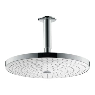 hansgrohe Kopfbrause Raindance Select S 300 mit Deckenanschluss, 2jet, weiß/chrom