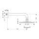 hansgrohe Kopfbrause S 180 1jet RAINDANCE DN 15, mit Brausearm 240 mm chrom-3