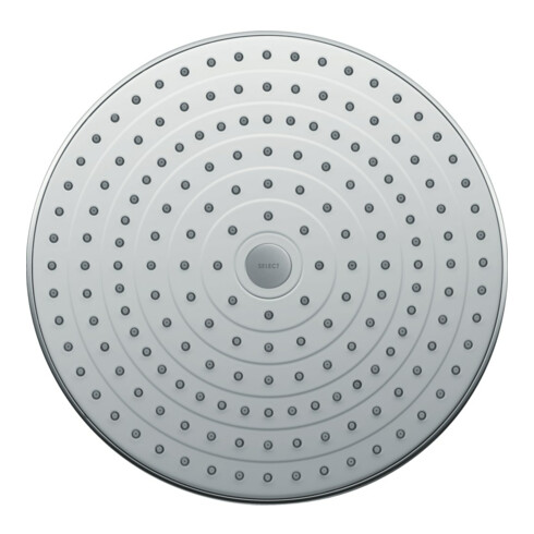 hansgrohe Pomme de tête Raindance Select S 300 avec raccord plafond, 2 jets, blanc/chrome