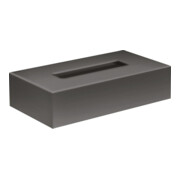 hansgrohe Kosmetikbox Axor Uni. Circular 265x145mm, Wandmont., brush. bla chrome
