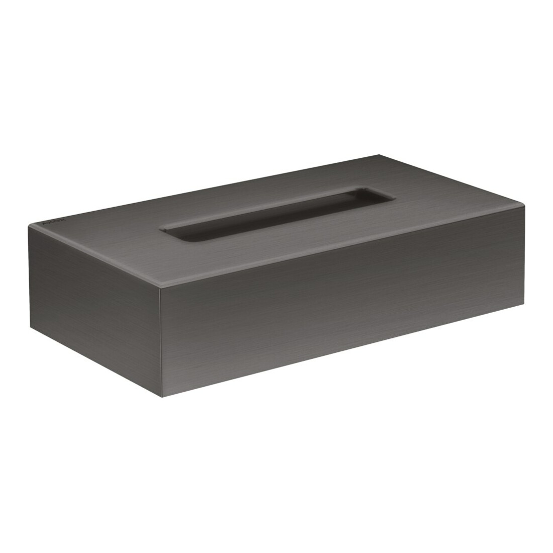 hansgrohe Kosmetikbox Axor Uni. Circular 265x145mm, Wandmont., brush. bla chrome