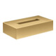 hansgrohe Kosmetikbox Axor Uni. Circular 265x145mm, Wandmont., brushed gold optic-1