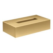 hansgrohe Kosmetikbox Axor Uni. Circular 265x145mm, Wandmont., brushed gold optic