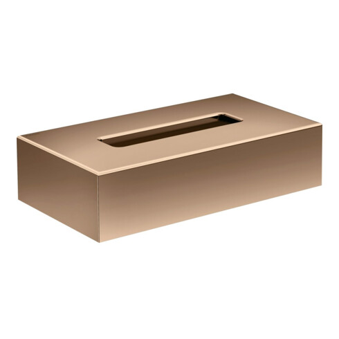 hansgrohe Kosmetikbox Axor Uni. Circular 265x145mm, Wandmont., polished red gold