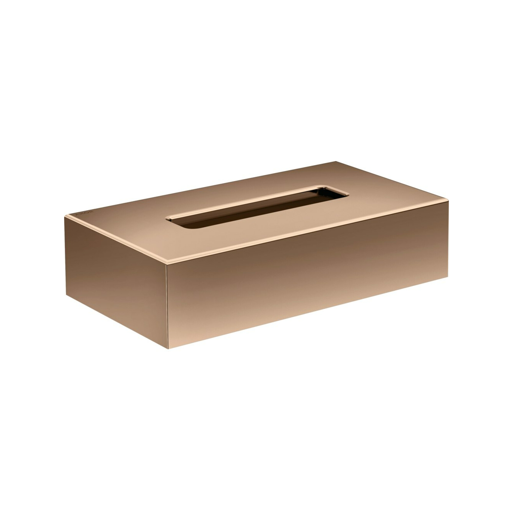 hansgrohe Kosmetikbox Axor Uni. Circular 265x145mm, Wandmont., polished red gold