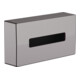 hansgrohe Kosmetiktuchbox AddStoris 265x145mm, Wandmont., brush. bla chrome-1