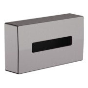 hansgrohe Kosmetiktuchbox AddStoris 265x145mm, Wandmont., brush. bla chrome