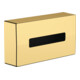 hansgrohe Kosmetiktuchbox AddStoris 265x145mm, Wandmont., pol. gold optic-1