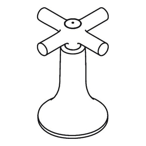 hansgrohe Kreuzgriff Axor Terrano Kaltwasser chrom
