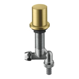 hansgrohe Küchen-Absperrventil Axor mit Rückflussverhinderer, brushed brass
