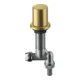 hansgrohe Küchen-Absperrventil Axor mit Rückflussverhinderer, brushed brass-1