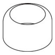 hansgrohe Kugelrosette für Spültischmischer chrom