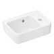 hansgrohe Lavabo à main Xanuia Q 360x250mm avec trou de robinet et trop-plein blanc-1