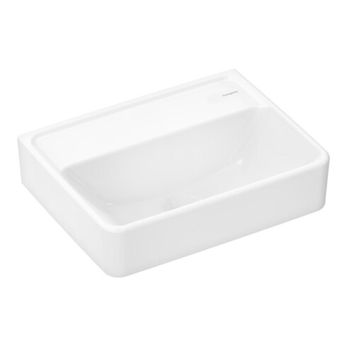 hansgrohe Lavabo à main Xanuia Q 450x340mm, sans trop-plein, SmartClean, blanc