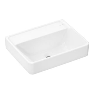 hansgrohe Lavabo à main Xanuia Q 500x390 mm, sans trop-plein, SmartClean, blanc