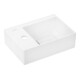 hansgrohe Lavabo à main Xevolos E 360x250mm, sortie eau gauche, sans trop-plein, SmartClean, blanc-1