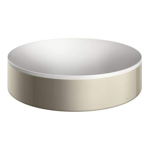 hansgrohe Lavabo à poser Axor Suite 400 mm, brossé ni., lavabo à poser, blanc