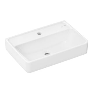 hansgrohe Lavabo Xanuia Q 550x370mm, avec robinet, sans trop-plein, blanc