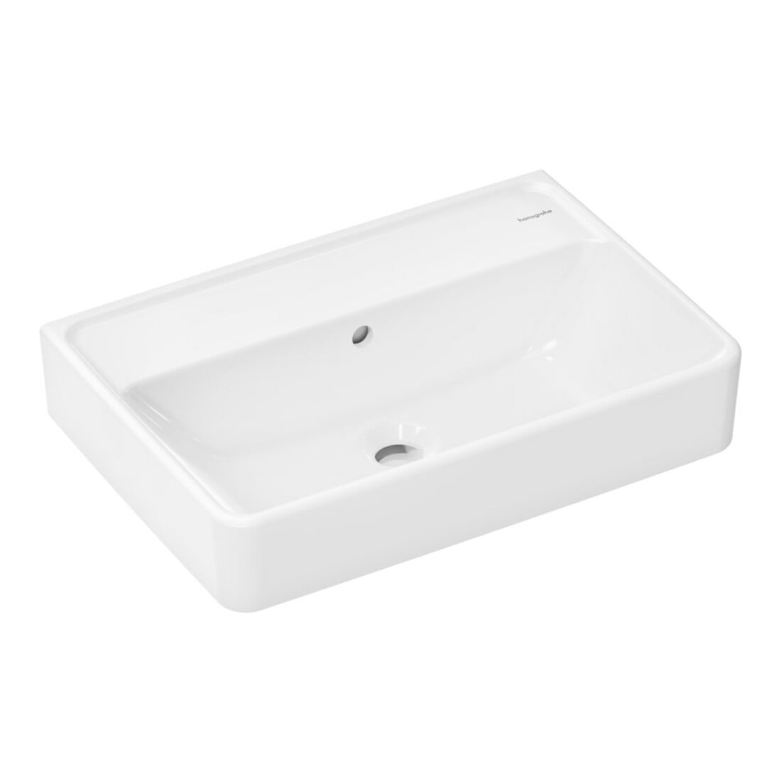 hansgrohe Lavabo Xanuia Q 550x370mm, sans robinet, avec trop-plein, SC, blanc