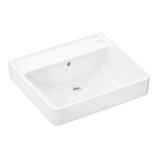 hansgrohe Lavabo Xanuia Q 550x480 mm, sans robinet, avec trop-plein, blanc